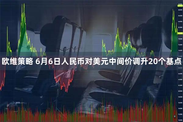 欧维策略 6月6日人民币对美元中间价调升20个基点